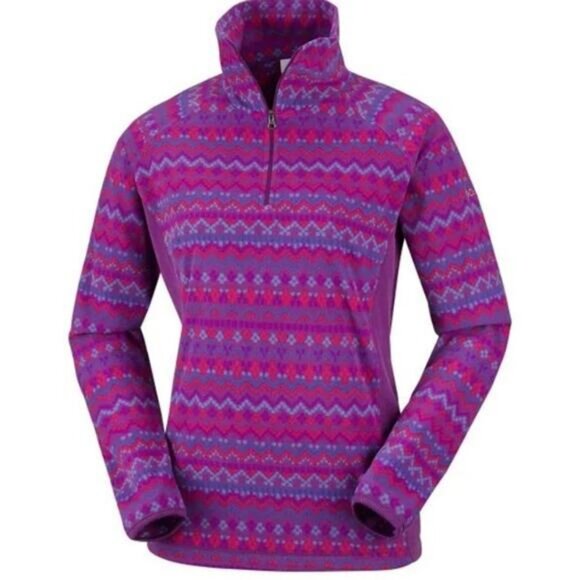 COLUMBIA Women's Glacial Fleece Pullover Size Medium - Picture 1 of 5